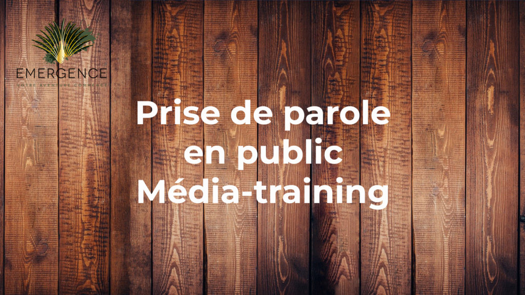 Média training & prise de parole en public - Découvrez nos formations !